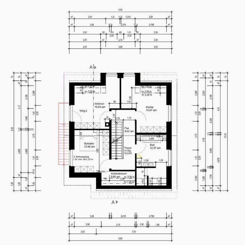 Exklusive 3 Zimmer Wohnung