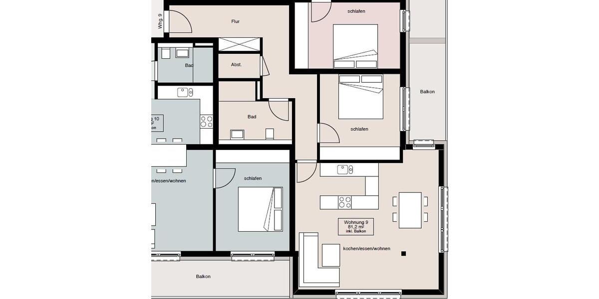 Moderne 2-Zimmer Etagenwohnung in Schlitz (Wohnung 1.9) 2 zimmer