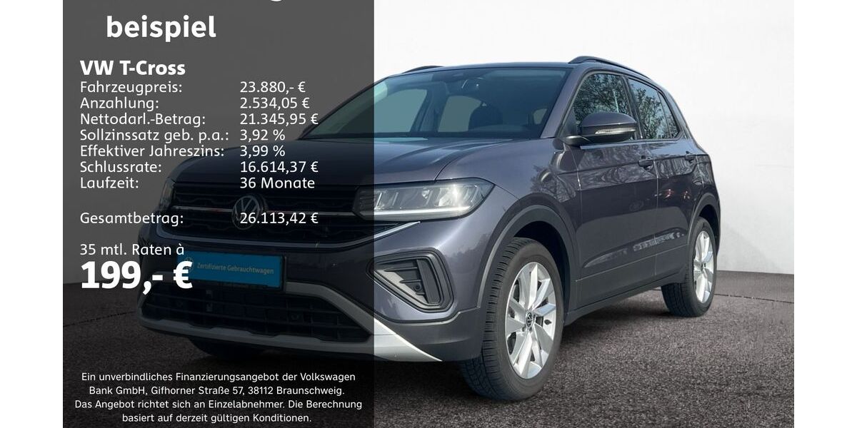 VW T-Cross 3.247 km 23.880 &euro; Groß-Umstadt 64823