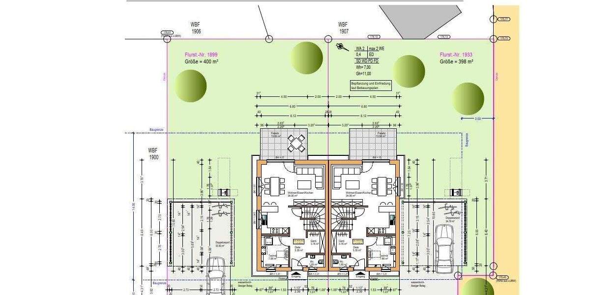 Doppelhaushälfte Achern-Mösbach Mösbach - 5 Zimmer, 138 m&sup2;, 676.500&euro; | Angebot:24498320