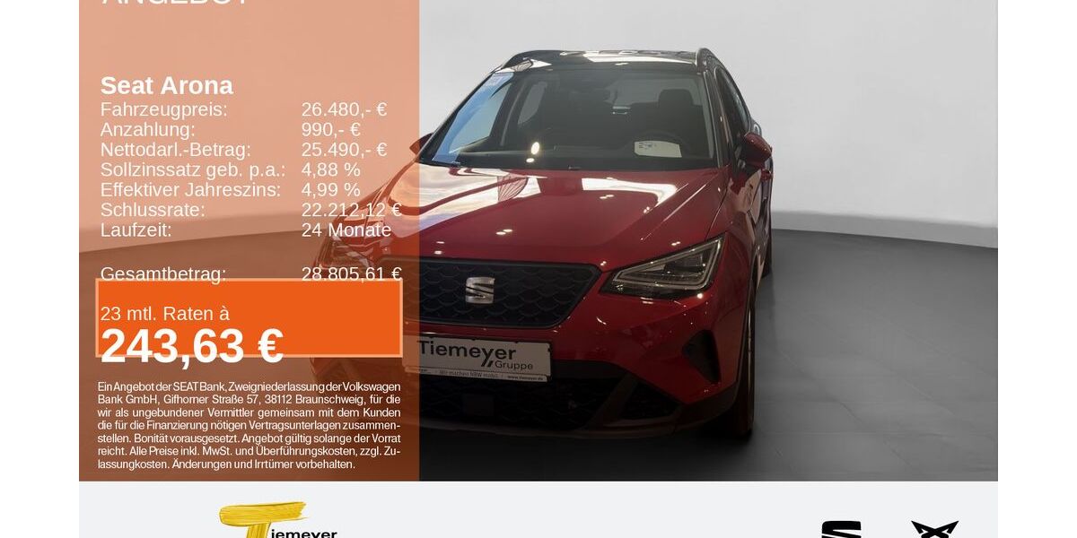Seat Arona 2.990 km 25.980 &euro; Plettenberg 58840