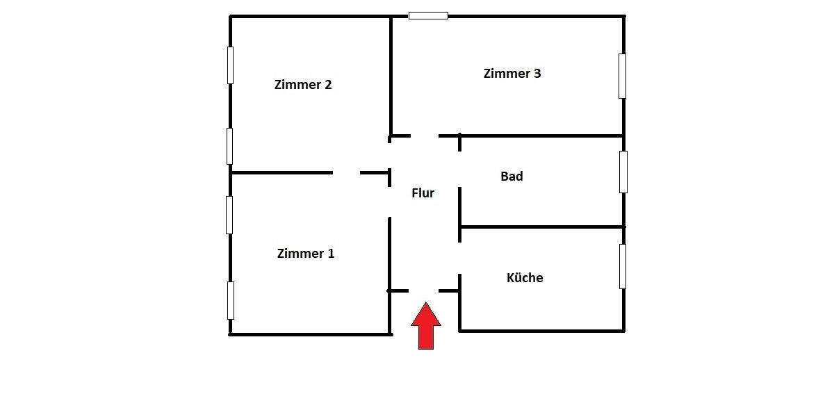 Gepflegte 3-Zimmer-Wohnung mit neuer EBK & Gartennutzung in Lübeck St. Lorenz Süd - Hanseplatz 3 zimmer