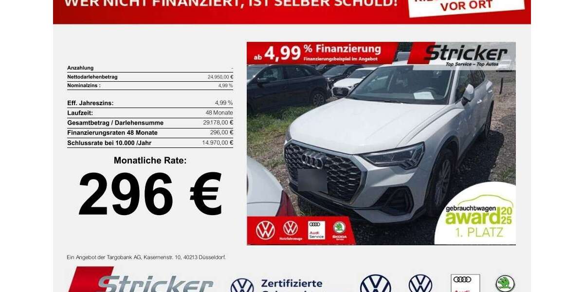 Audi Q3 45.022 km 24.949 &euro; Detmold 32760