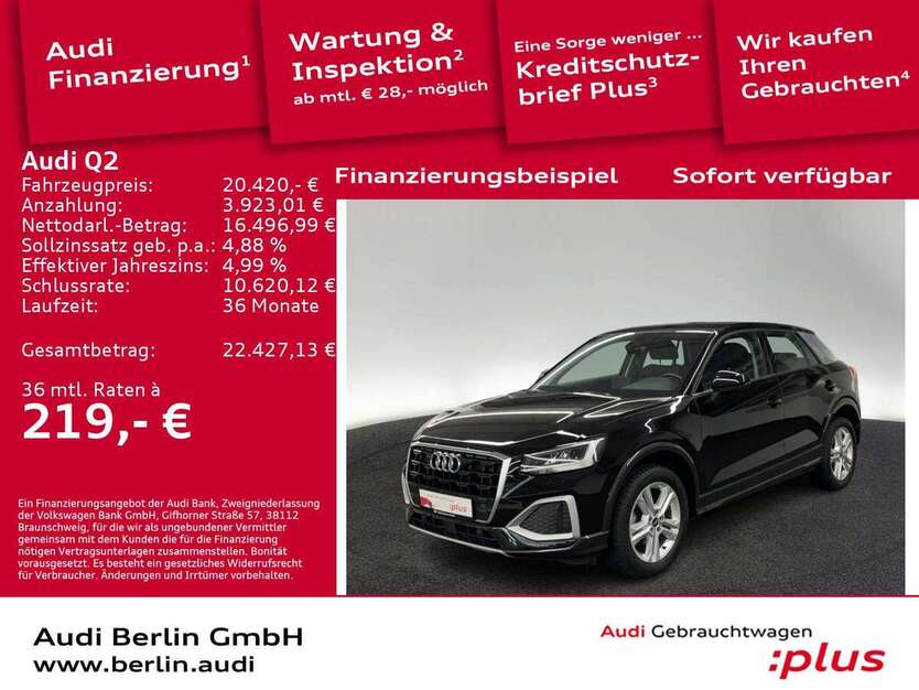 Audi Q2 40.000 km 20.420 € Berlin 10587