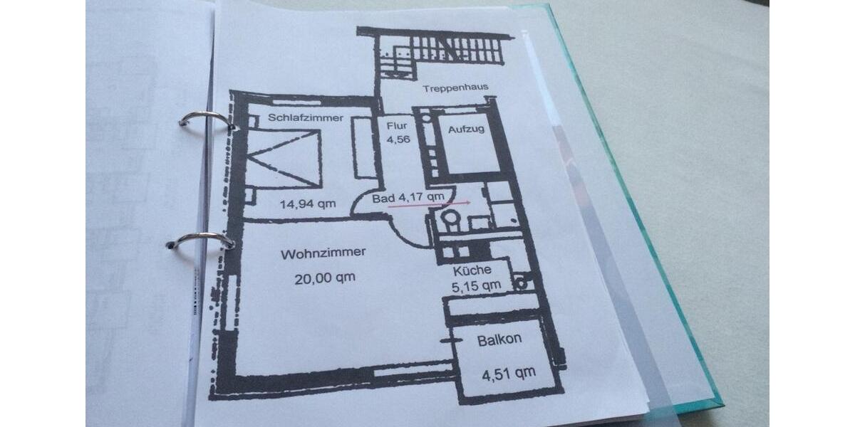 Etagenwohnung Langenhagen - 2 Zimmer, 53 m&sup2;, 165.000&euro; | Angebot:26407783