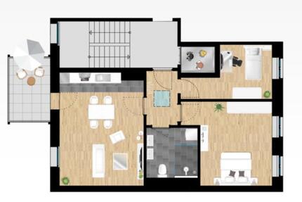 Moderne 2,5-Raum-Wohnung mit hochwertiger Ausstattung & Balkon 2.5 zimmer