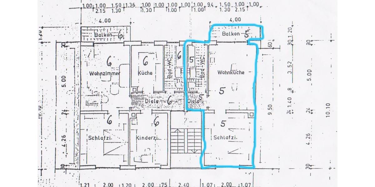 Eigentumswohnung NK City helle Wohnung in ruhiger Seitenstraße 2 zimmer