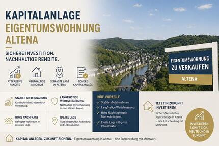 Wohnung Altena - 2 Zimmer, 51 m&sup2;, 65.000&euro; | Angebot:26297575