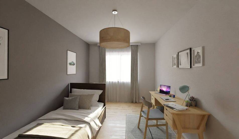 Moderne Doppelhaushälfte mit Garten und Dachstudio 4 zimmer