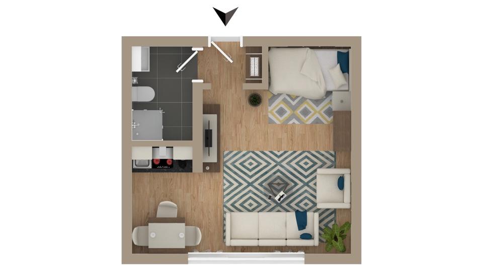 Gemütliche 1 Zimmer Wohnung in Heubach 1 zimmer