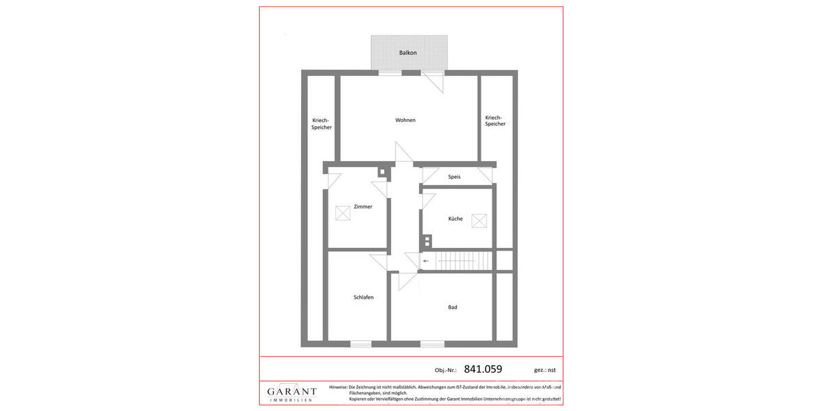 Etagenwohnung Hutthurm Lenzersdorf - 3 Zimmer, 87 m&sup2;, 175.000&euro; | Angebot:26694501