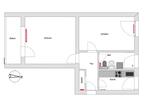 Etagenwohnung Brake (Unterweser) - 2 Zimmer, 51 m&sup2;, 70.500&euro; | Angebot:25523557