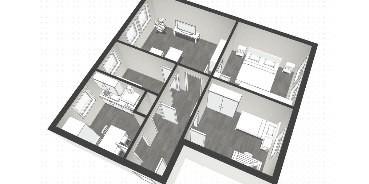 Etagenwohnung Thermalbad Wiesenbad - 3 Zimmer, 64 m&sup2;, 370&euro; | Angebot:26382757