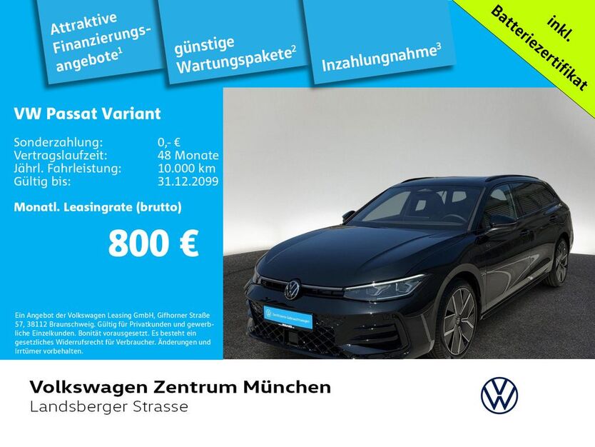 VW Passat Variant 4.900 km 59.990 € München 80687