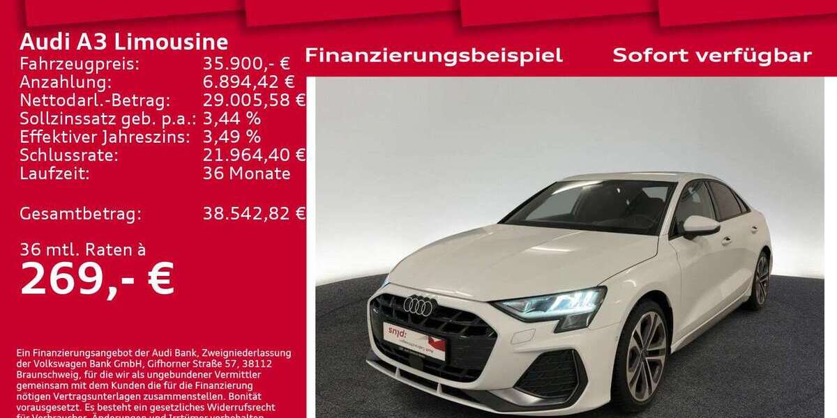 Audi A3 30.200 km 35.900 &euro; Berlin 12489