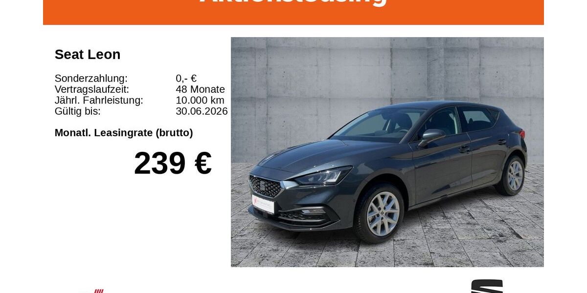 Seat Leon 2.500 km 27.490 &euro; Bayreuth 95448