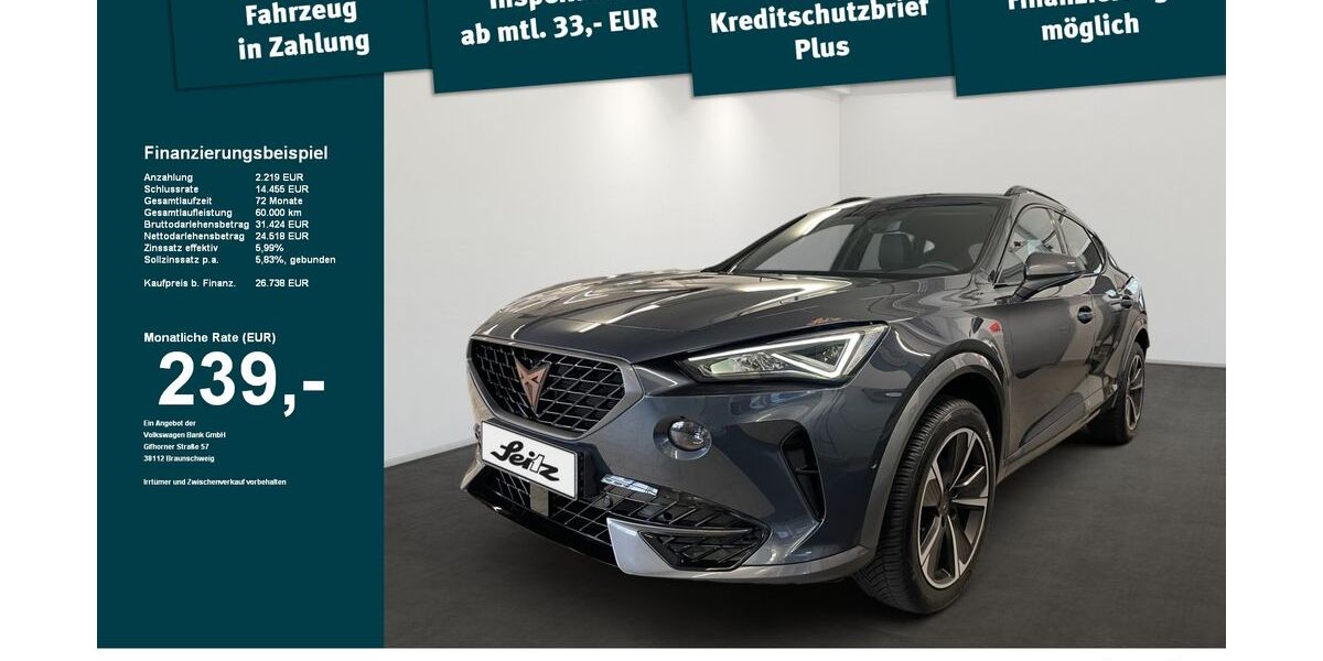 Cupra Formentor 23.970 km 26.638 &euro; Immenstadt 87509