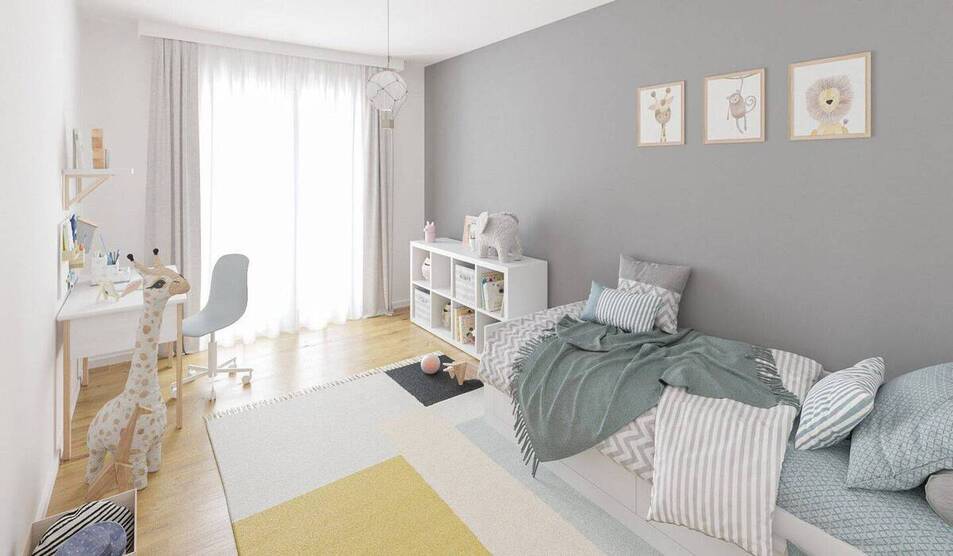 Helle Wohnung mit Balkon zum Garten 4 zimmer