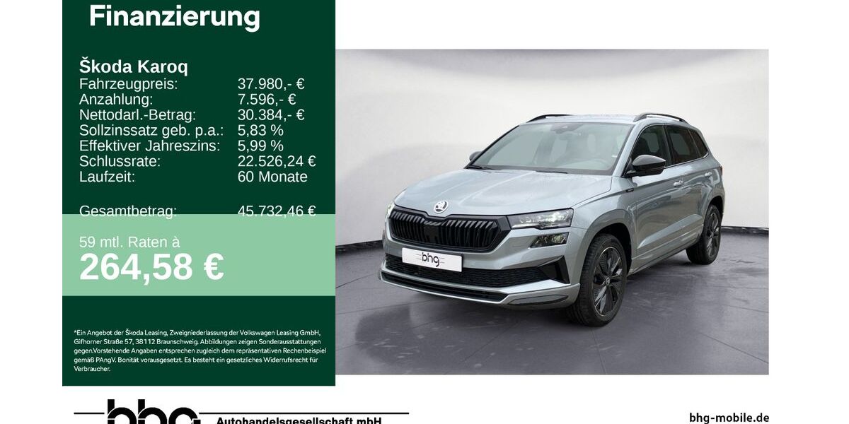Skoda Karoq 1.330 km 37.980 &euro; Balingen 72336