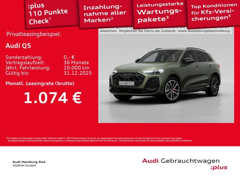 Audi Q5 1.890 km 77.440 € Hamburg 20537