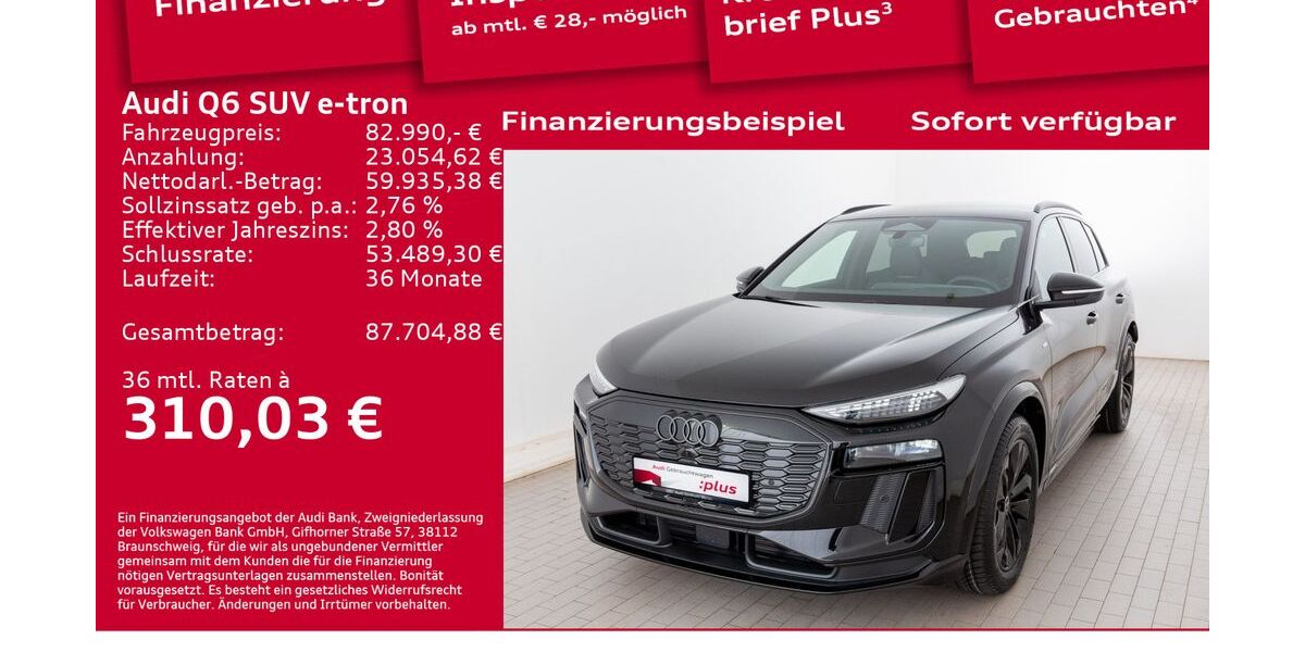 Audi Q6 e-tron 6.001 km 82.990 &euro; Berlin 12489