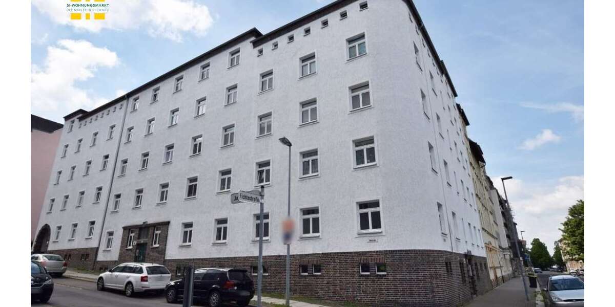 Etagenwohnung Chemnitz Chemnitz - 2 Zimmer, 57 m&sup2;, 52.500&euro; | Angebot:25222843