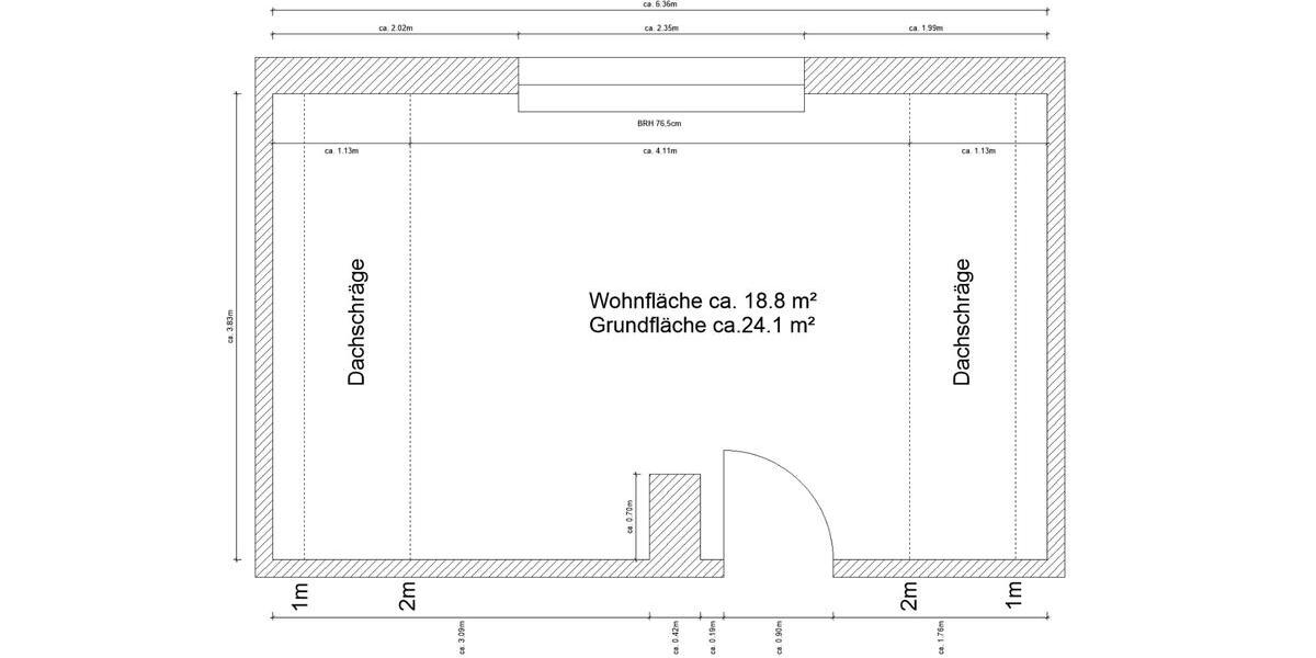 Etagenwohnung Wahlstedt - 1 Zimmer, 19 m&sup2;, 580&euro; | Angebot:24362757
