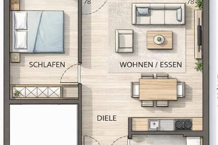 Wohnung Radolfzell am Bodensee - 2 Zimmer, 58 m&sup2;, 900&euro; | Angebot:25554049