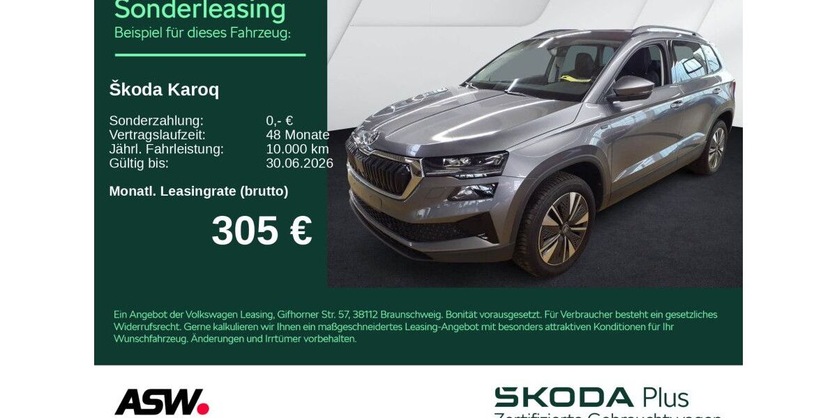 Skoda Karoq 24.500 km 33.930 &euro; Heilbronn 74076