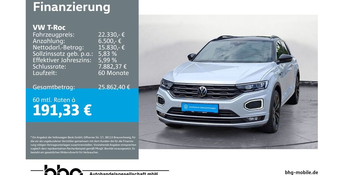 VW T-Roc 92.124 km 21.860 &euro; Bühl 77815