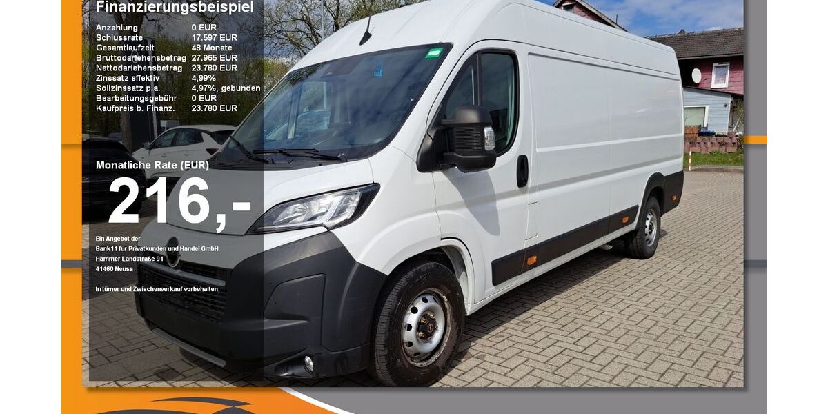 Opel Movano 27.325 km 20.980 &euro; Sonneberg 96515