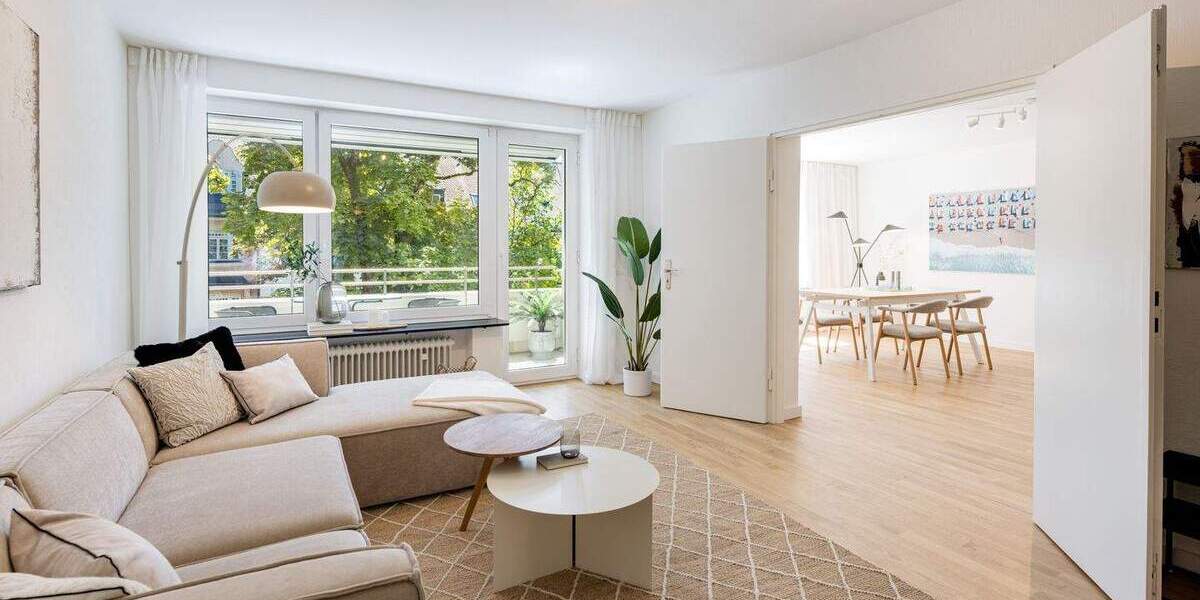 Etagenwohnung München Schwabing-Freimann - 3 Zimmer, 100 m&sup2;, 898.000&euro; | Angebot:25602362