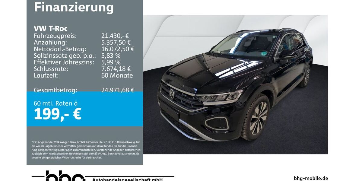 VW T-Roc 23.266 km 21.430 &euro; Bühl 77815