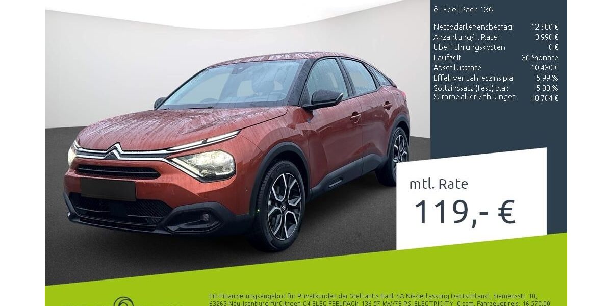 Citroen C4 27.390 km 15.370 &euro; Ahaus 48683