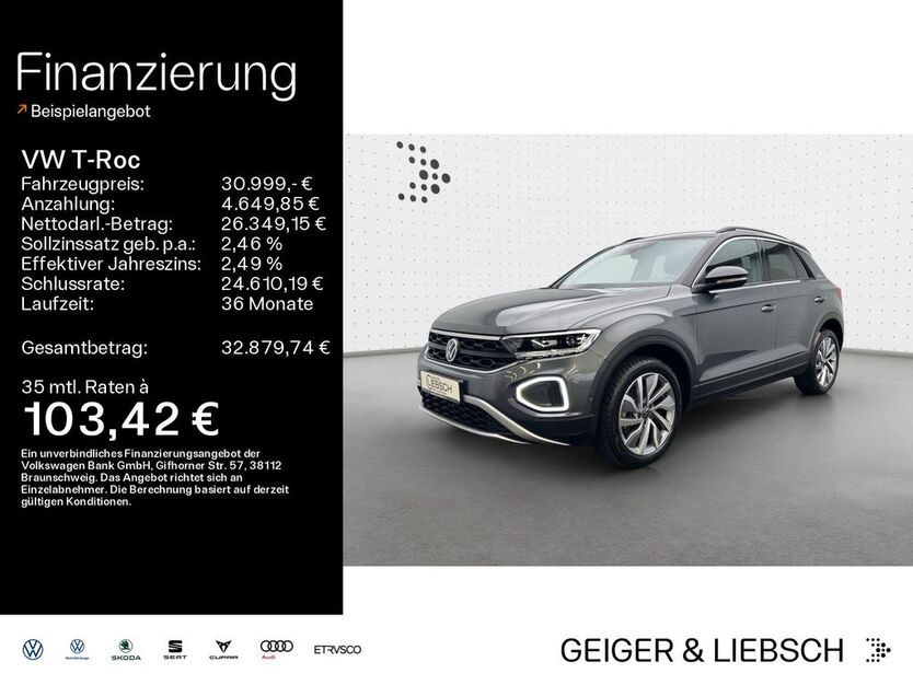 VW T-Roc 25.500 km 29.999 € Linsengericht 63589