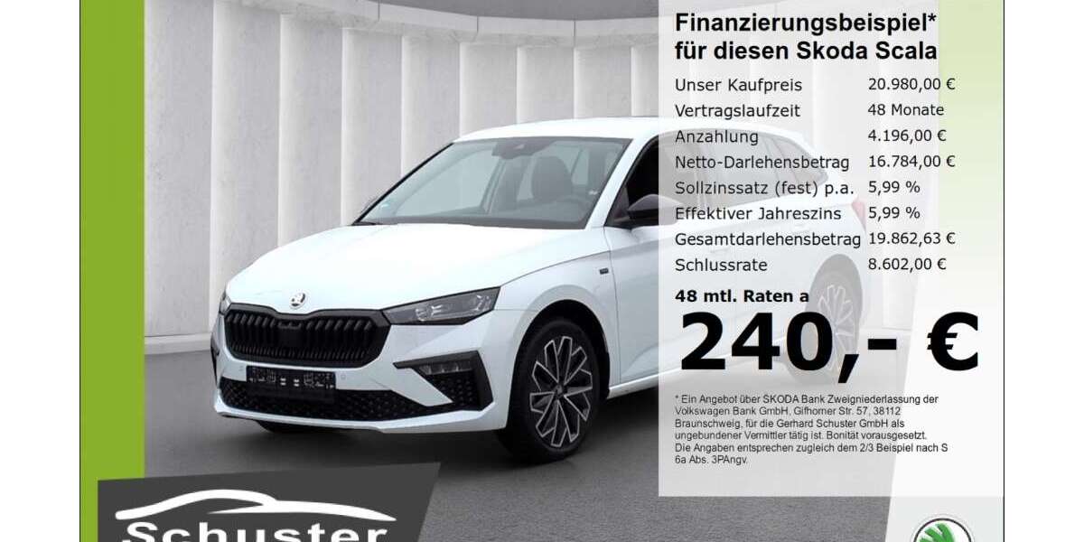 Skoda Scala 23.552 km 20.980 &euro; Ruhstorf 94099