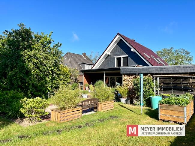 Naturliebhaber aufgepasst - Kernsaniertes Wohnhaus mit Doppelgarage am Ortsrand von Rastede (Obj.-Nr.: 6510)