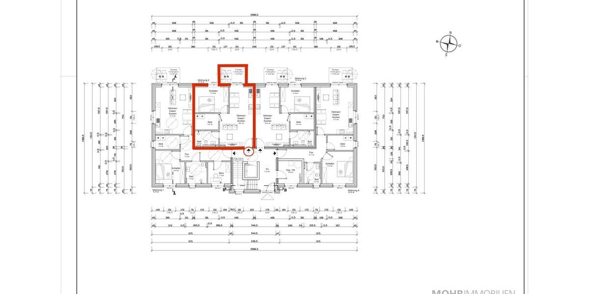 Erdgeschoßwohnung Sögel - 2 Zimmer, 55 m&sup2;, 690&euro; | Angebot:26003295