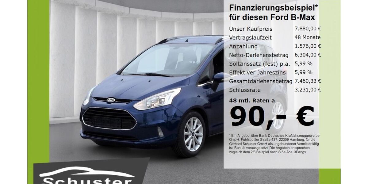 Ford B-Max 139.838 km 7.780 &euro; Ruhstorf 94099
