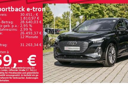 Audi Q4 e-tron 63.113 km 29.652 € München 80935
