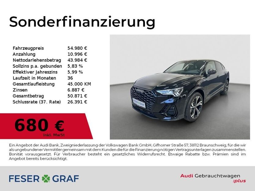 Audi Q3 9.000 km 53.980 € Fürth 90763