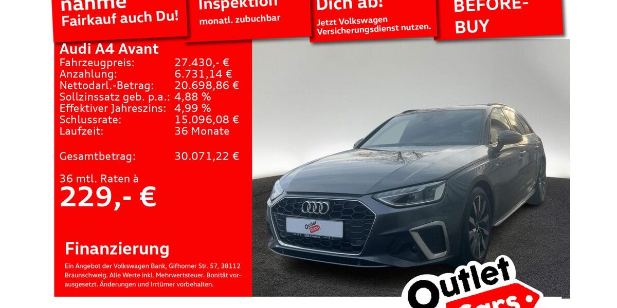 Audi A4 105.231 km 27.430 &euro; Senden 89250