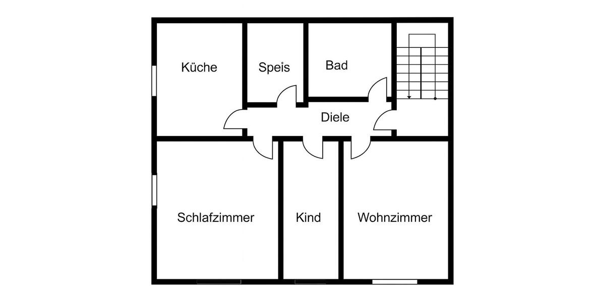 Dachgeschoßwohnung Roth - 3.5 Zimmer, 82 m&sup2;, 195.000&euro; | Angebot:26503548