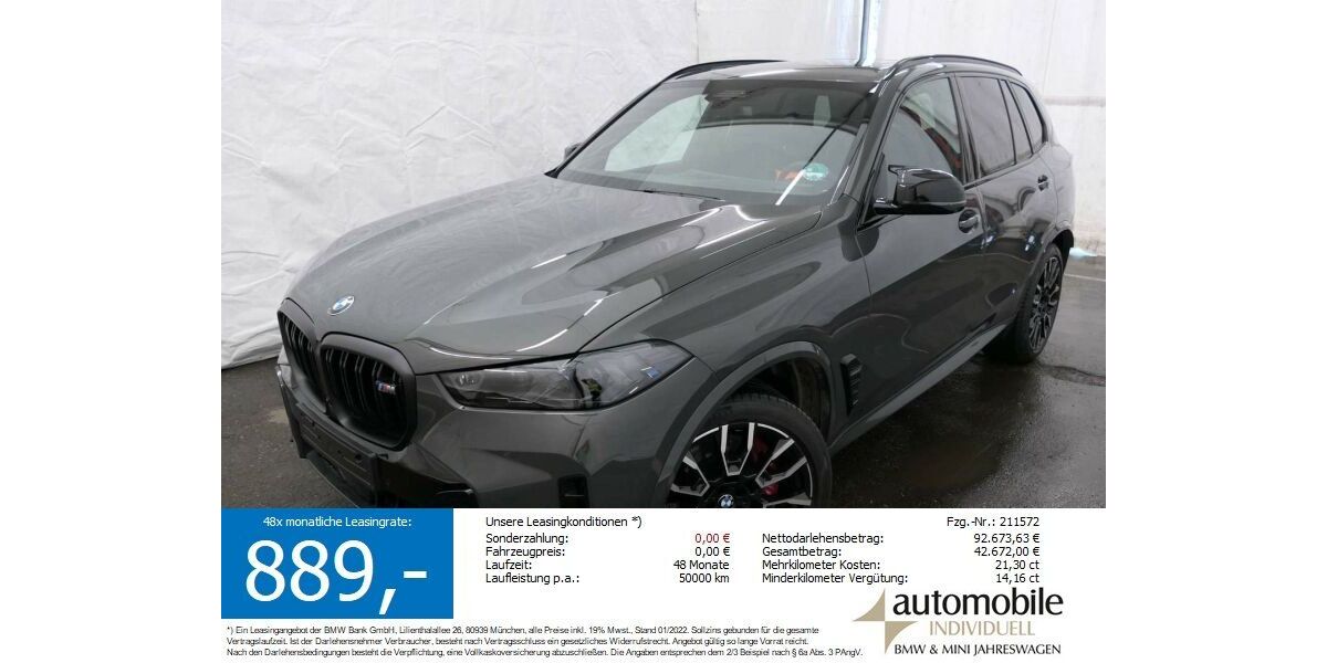 BMW X5 M60 25.100 km 92.830 &euro; Paderborn 33100