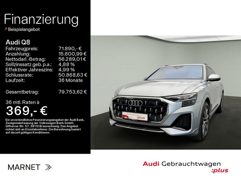 Audi Q8 28.515 km 71.390 € Bad Nauheim 61231