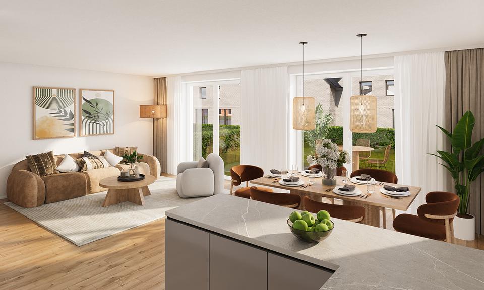 Reihenhaus Horstmar - 4 Zimmer, 114 m&sup2;, 1.200&euro; | Angebot:19787549