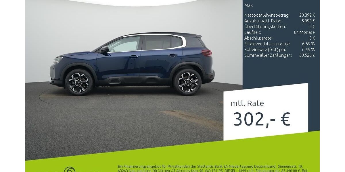 Citroen C5 Aircross 64.380 km 25.490 &euro; Dülmen 48249