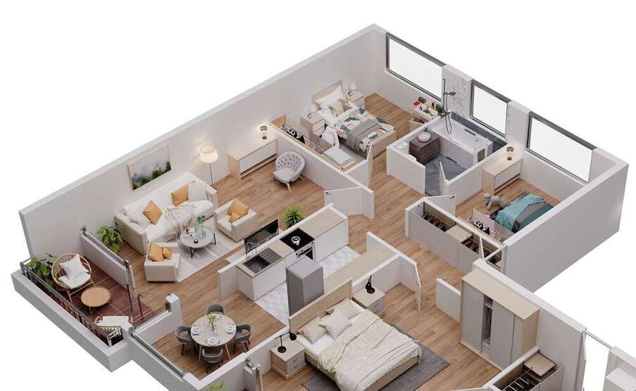 Wohnung zum Kaufen in Berlin 364.800 € 75.67 m²