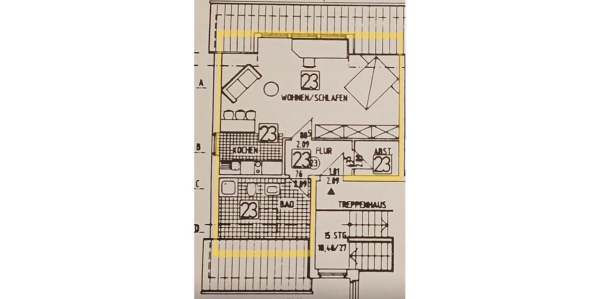 Dachgeschoßwohnung Stadthagen - 1 Zimmer, 47 m&sup2;, 104.500&euro; | Angebot:25942050