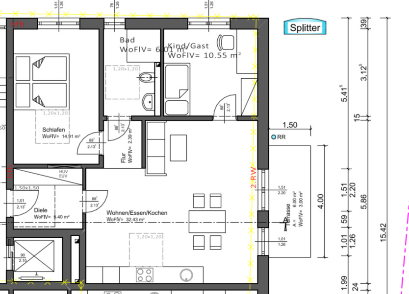 NeubauWohnung-Erstbezug-Kfw 40, Stellplatz, Abstellraum
